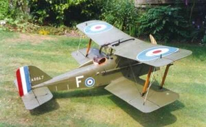 RAF S.E.5A (80") échelle RC modèle plan d'avion et manuel - Dennis Bryant - Photo 1 sur 2