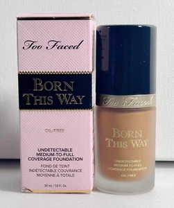 Too Faced Born This Way ~ Undetectable Foundation ~ Butter Pecan 1.0 Fl. Oz. NEW - Picture 1 of 4