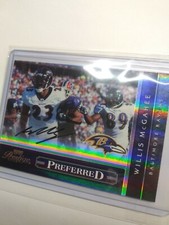 Willis McGahee 25/25 Ravens Miami Hurricanes Ebay 1/1 Auto Prestige 2008