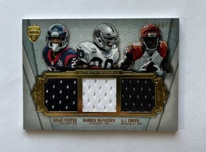 2012 Topps Supreme Football 6 Jersey Relic - Jones, Green, Witten, Gates SSPR-18