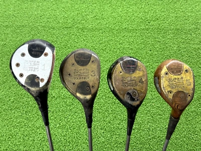 JUEGO DE MADERA USADO MacGregor Golf Tourney Super Eye-O-Matic 925W Caqui 1 3 4 5 diestro Foto 1 de 4