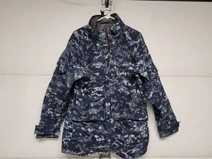 Parka de trabajo digital camuflada Gore-Tex de la Marina de los Estados Unidos tamaño mediano regular con capucha - Imagen 1 de 6