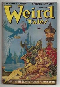 Weird Tales, Sep 1947  Dolgov [cvr] Quinn, CAS, Lawlor, Derleth, Harding, Coye - Foto 1 di 7