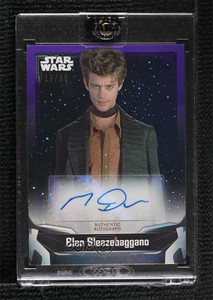2021 Topps Star Wars Signature Series Purple 35/99 Matt Doran as #A-MD Auto 0xx