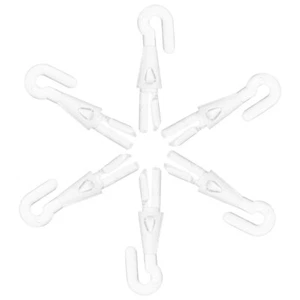 6 Pcs Blind Wand Replacement Club Hook Tip Plastic Blinds Parts for Attachment - Bild 1 von 12