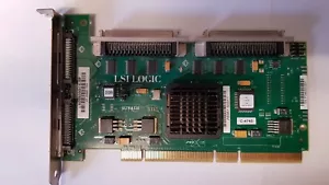 HP DUAL CHANNEL SCSI PCI-X U320 STORAGE CONTROLLER CARD LSI22320BCS-HP, - Picture 1 of 1