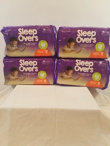 SleepOvers Cuties Bettnässen Unterwäsche Mädchen Jungen Windeln L/XL 60-125 lbs 48 Ct - Bild 1 von 5