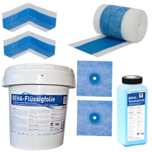 BEHA bluetec Dichtset Flüssigfolie Dichtband Tiefengrund Bad Dusche Küche - Bild 1 von 8
