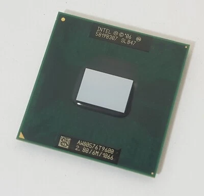 Intel Core 2 Duo T9600 2x 2,8 GHz SLB47 478-pin Micro P Notebook Prozessor CPU - Bild 1 von 2