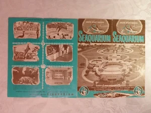 altes Prospekt Faltprospekt Seaquarium Miami USA ca. 1950-1970 - Bild 1 von 3