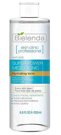 Bielenda Skin Clinic Professional Moisturising Face Tonic Hyaluronic Acid 200ml