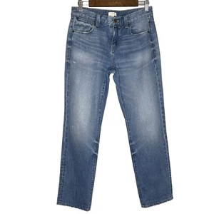 J.Crew Factory Damen Sommer Boyfriend Jeans 100% Baumwolle Größe 26 - Bild 1 von 10