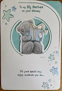 Me To You Tatty Teddy To My Big Brother Birthday Card ONLY £1.30 - Picture 1 of 3