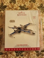 2017 Hallmark - T-70 X-Wing Fighter - SDCC Exclusive - Star Wars - NIB 1 3325