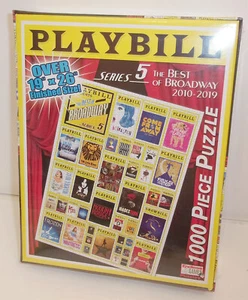 PLAYBILL BROADWAY COLECCIÓN MUSICAL 1000 PIEZAS ROMPECABEZAS Juegos Infinitos ¡NUEVO! - Imagen 1 de 4