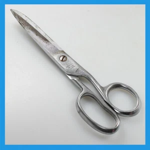 antique vintage old rare GERLACH Poland silver Metal Steel Paper Craft Scissors - Picture 1 of 3