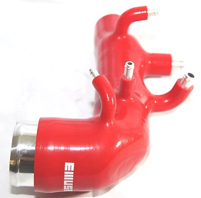 EMUSA 硅胶涡轮进口适用于 2002 - 2007 斯巴鲁 Impreza WRX/STI 红色 — 第 1/4 张图片