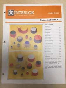 Catálogos Interlok 1981 ~ estuches con perillas de collet gabinetes paneles marcos de tarjetas - Imagen 1 de 5