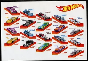 US 5330A (5321-30), 2018 (50c) Hot Wheels, ($13.20) panel de 20, mnh (us291k) - Imagen 1 de 1