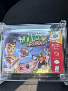 Milo's Astro Lanes  Nintendo 64 N64 Factory Sealed WATA  Grade 7.0 - Picture 1 of 7