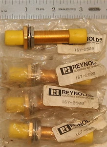(4) Reynolds 167-2508 Serie 31 Versiegelt Schott Durchführung (Sechskant) Panel Steckverbinder - Bild 1 von 1
