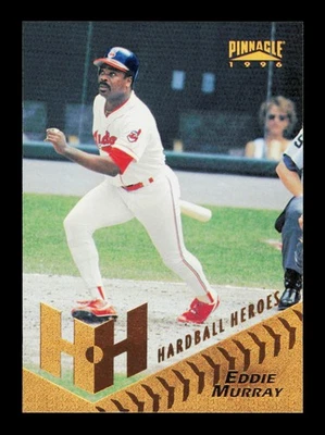 Pinnacle #280 1996 Eddie Murray Hardball Heroes Cleveland Indians Foto 1 de 2