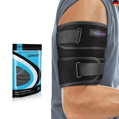 beister Oberarmstütze (Einzeln), Bizeps & Trizeps Kompressionsbandage für M