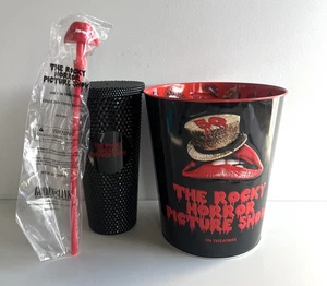 Cubo y taza de palomitas de maíz Rocky Horror Picture Show 50 aniversario - estante/AMC - Imagen 1 de 8