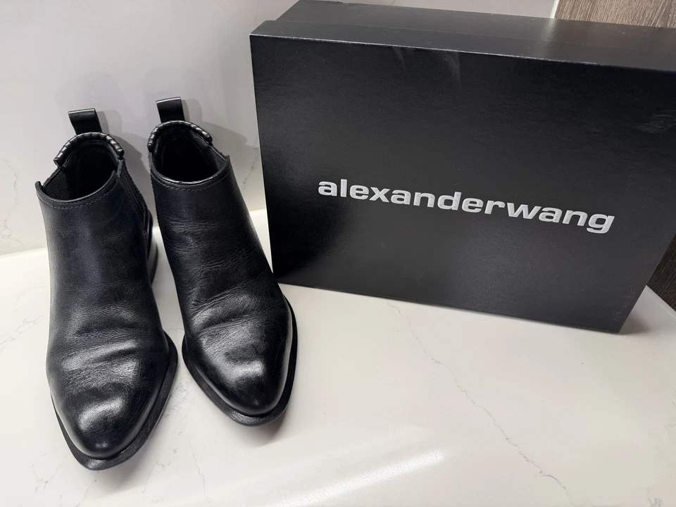 Alexander Wang Kori Booty Black 37 - Good Condition! $725AU - image 1 of 4
