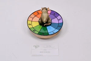 Charming Tails Let's Play Spinner Figurine Acorn Club Exclusive Board Game Set - Picture 1 of 13