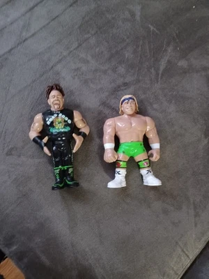   Figuras etiqueta wwe mattel retros degeneration x dx new age outlaws Foto 1 de 2
