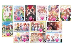 Quintessential Quintuplets Wafer Cards - Picture 1 of 14