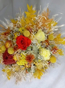 Trockenblumenstrauß, Trockenblumen, Blumenstrauß, Trockenstrauß, Brautstrauß - Bild 1 von 12
