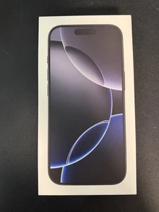 Boite d'origine pour Apple iPhone 16 pro noir titane - Photo 1 sur 4