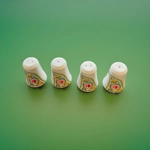 Two Sets Of Vintage Porcelain Salt And Pepper Shakers From Malaysian Airlines - Picture 1 of 4