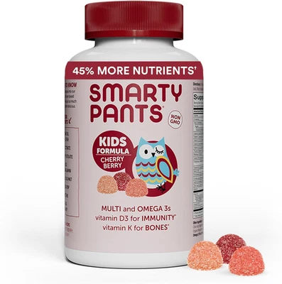 Gomitas multivitamínicas para niños: aceite de pescado Omega 3 (EPA/DHA), vitamina D3, C, vitamina B1 Foto 1 de 4