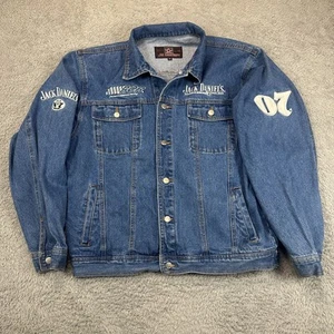 Giacca di jeans Jack Daniels uomo 2XL vecchio n. 7 Richard Childress Racing RCR Raro - Foto 1 di 11