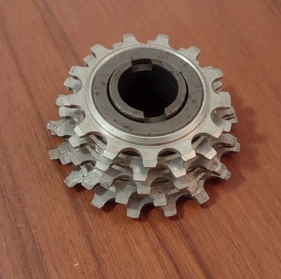 New Old Stock Bike Suntour Alloy Freewheel 5 Speed 13x17 Tooth Size Silver Color - Image 1 of 3