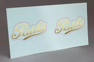 VORGESCHNITTEN 2 PATHE LOGOS ZUR WIEDERHERSTELLUNG GRAMMOPHON PHONOGRAPH WASSER SCHIEBE ABZIEHBILD - Bild 1 von 7