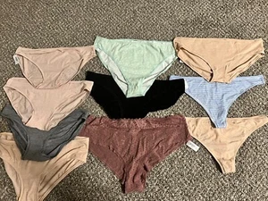 Love By Gap Bikini Hipster Breathe Lace Cheeky Thongs Panties NWT Lot Of 10 XXL - Picture 1 of 8