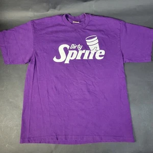 VTG 90s Y2K Rare Grail Gold Opium Dirty Sprite Tee T Shirt Purple Sizzurp Lean - Picture 1 of 9