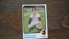 1973 TOPPS JEFF TORBORG  AUTOGRAPHED BASEBALL CARD