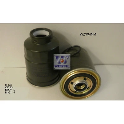 WESFIL FUEL FILTER FOR MITSUBISHI EXPRESS SH SJ 4D56 TRITON ME MF MG MH MJ 4D56 - image 1 of 1