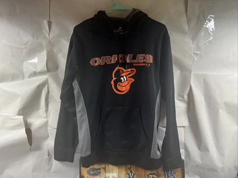 Baltimore Orioles Majestic MLB Authentic Collection Pullover Hoodie Childs Small Cover