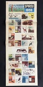 SPIROU Calendrier 1959 Illustré par Hausmann Excellent état - Bild 1 von 4