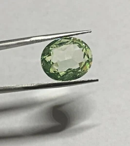 Synthetic Lab Created Spinel Peridot 14mm x 12mm Oval Loose Stone  - Picture 1 of 7