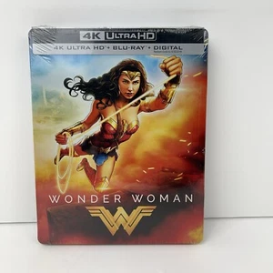 Wonder Woman (4K Ultra HD, Blu-ray) Steelbook New Sealed - Picture 1 of 2