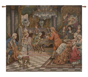 Concerto Piccolo Italian Tapestry Wallhanging For Home Decor New 27x31 in - Picture 1 of 5