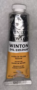 Winton Oil Color Tubo da 37 ml - Giallo Cadmio Medium, Winsor & Newton - Foto 1 di 1