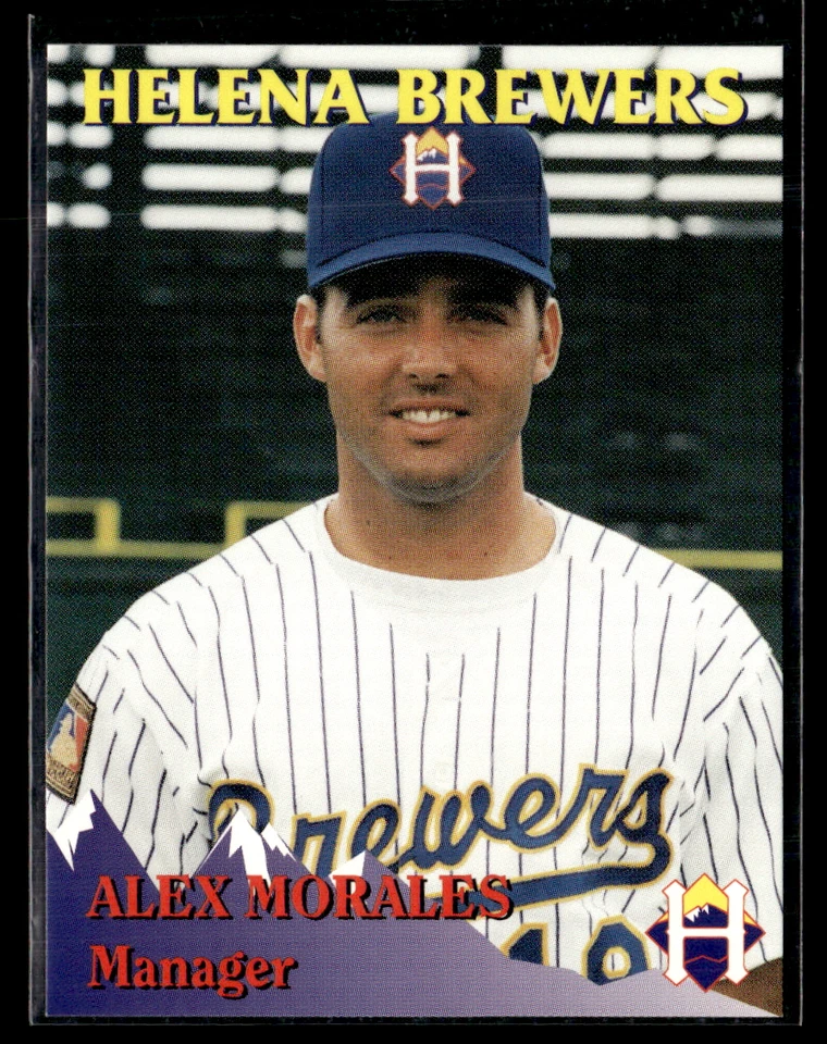 Alex Morales 1995 Helena Brewers Team Set - Image 1 of 2